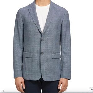 NWT Theory Clinton Margate Regular Fit Blazer Size 36R Space Multi 100% Wool